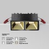 Миниатюра фото встраиваемый светодиодный светильник maytoni alfa led dl043-02-10w3k-sq-b-1 | 220svet.ru